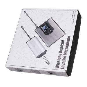 Microphone UHF Lavalier sans fil portable OEM, pour caméra DSLR, Interview, enregistrement en direct - Product Image 2