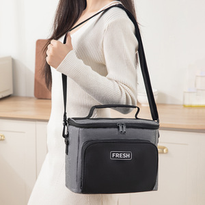Sac à lunch isotherme avec fermeture éclair pour le bureau, l'école, les pique-niques et les voyages - Product Image 3