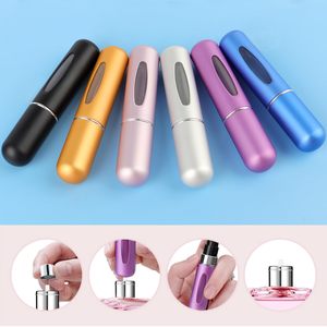 Prix bas en gros Mini mignon pompe pulvérisateur bouteille rechargeable voyage aluminium 5ml Parfum Portable parfum vaporisateur <span class=keywords><strong>Atomi</strong></span> - Product Image 4