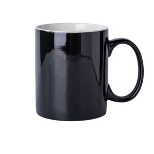 แก้วเซรามิคสั่งทำพิเศษ 930 มล. สีดำล้วน ความจุขนาดใหญ่ ของขวัญสั่งทำพิเศษ พิมพ์โลโก้ แก้วสำหรับชา กาแฟ น้ำ - Product Image 4