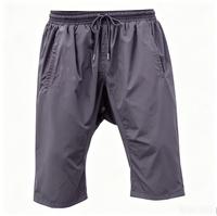 Shorts de bain halal pour hommes avec ceinture élastique résistante à l'eau, en Spandex/Polyester, séchage rapide et antibactérien, couvrant le nombril et les genoux