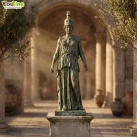 Statue d'Athéna en bronze grandeur nature YouFine, sculpture de déesse grecque pour jardin extérieur, décoration artistique