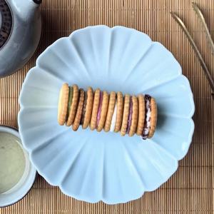 Galletas Artesanales con Botón de Nougat y Malvavisco, Galletas Crujientes Tipo Sándwich, Pequeños Snacks a Granel al por Mayor - Product Image 1