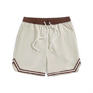 OEM Service Design Men's Cotton Breathable Shorts with Pocket High Street Style <b>Elastic</b> Waist Wholesale Rate - Product Image 3