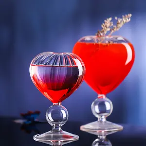 Msh Bắc Âu hình trái tim biểu tượng tùy chỉnh 10oz Glass Wine cốc