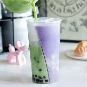 Gobelet en PP de 24 oz, gobelet double paroi de 16 oz avec couvercle séparé, logo personnalisé, impression sérigraphique, gobelets à thé à bulles Boba, boissons, double = gobelets avec couvercles - Product Image 3