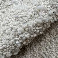 Fournisseur de tissu d'ameublement pour canapé en bouclette de haute qualité, tissé, teint en fil, respirant et lourd