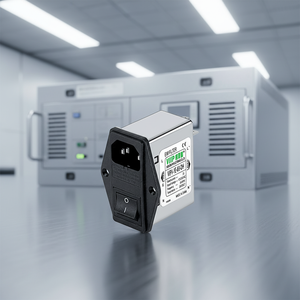 Módulo de entrada de energía con doble toma IEC 320 C20 AC y filtro de ruido EMI EMC - Product Image 6