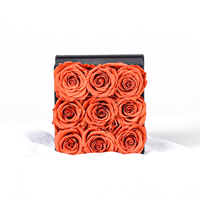 Nouvelles idées de produits 2024 décoration de maison en gros pour toujours Roses éternelles longues éternelles séchées conservées Arrangement de fleurs