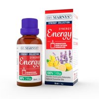 Marnys 100% Pure Synergy Energy 30 ml Aceites Esenciales Naturales de Limón, Set de Difusor de Aromaterapia para el Hogar y la Oficina, Refrescante de Aire