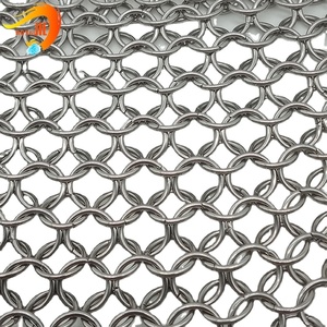 Maille exquise personnalisée d'anneau de décoration intérieure en acier inoxydable en différentes couleurs - Product Image 3