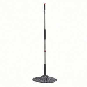 Home Office Steel Extendable Long Handled Self Wringing Twist <b>Mop</b> <b>Microfiber</b> Washable Heads for Vinyl Tile Laminate Floor - Product Image 1