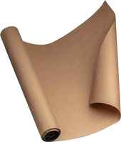 Rollos de Papel Kraft Marrón de 170 g/m², Pulpa de Madera Virgen Reciclada, Papel y Cartón Ecológicos de Calidad