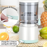Presse-fruits automatique pour jus d'orange, mélangeur de fruits rechargeable par USB, presse-agrumes électrique portable
