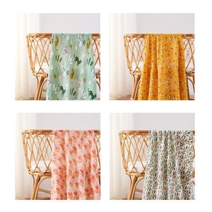 Tùy Chỉnh Trẻ Sơ Sinh Bé Bọc Trẻ Con Bằng Tả Bọc Chăn 2 Lớp Mềm Mại Muslin 70% Tre 30% Bông Khăn Tắm Nhận Chăn - Product Image 5