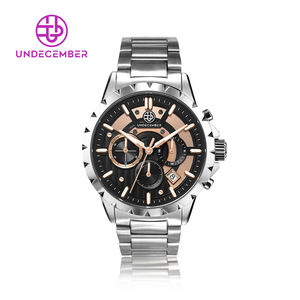 Reloj de Pulsera Deportivo Cronógrafo de Cuarzo de Alta Calidad Undecember, Resistente al Agua 5ATM, Reloj de Cuarzo para Hombre con Superluminosidad - Product Image 1