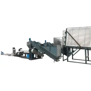 fully automatic waste plastic melter recycling recicler recycle plastic glass making crusher machine compactor price