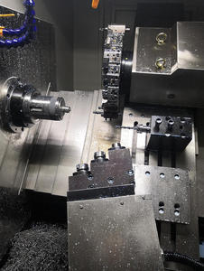 เครื่องกลึงซีเอ็นซีแบบหัวจับเดี่ยวแนวนอน HS HM 700-8 พร้อมหัวจับเซอร์โว  แบบเตียงเอียงขนาดกลาง พร้อมหัวจับท้าย สำหรับงานกลึงความแม่นยำสูง - Product Image 3