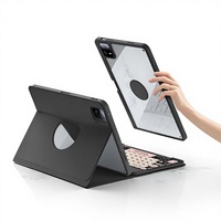 Étui rotatif universel magnétique détachable pour iPad 10-10,9 pouces 11e génération avec puce A16 (2022-2025) – Coque de protection intégrale pour tablette PC