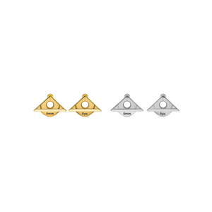 Klara <b>Huggie</b> Earrings Gold <b>Silver</b> Acero 6mm Minimalist Unisex Everyday Wear Ref46601 - Product Image 2
