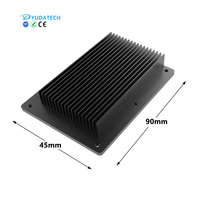 Dissipateur thermique LED profilé aluminium haute puissance, dissipateur thermique à ailettes en aluminium extrudé CNC personnalisé