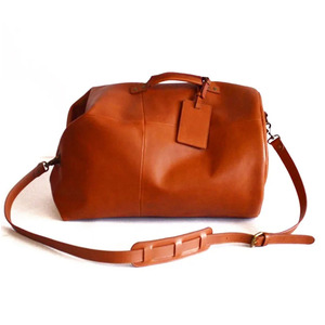 Premium Quality <b>Leather</b> Duffel <b>Bag</b> for <b>Men</b> and Women Stylish Sport <b>Travel</b> <b>Bag</b> Lightweight Spacious Design <b>Leather</b> Duffel <b>Bags</b> - Product Image 1