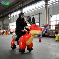 Manège de dinosaure animatronique populaire Gecai pour les parcs à dinosaures