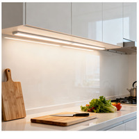 Éclairage LED moderne pour armoires intérieures avec détecteur de mouvement, encastré, à intensité variable, pour cuisine