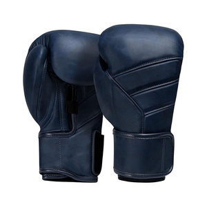 Duradero engrosado de alta calidad OEM personalizado medio dedo/cierre de cordones TOPJOY entrenamiento PU cuero MMA Grab guantes de boxeo - Product Image 3