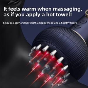 Elektrisches Kratz instrument Gesundheits schaber Saugen Gua Sha Massage Unterdruck heizung Schröpfen Instrument Meridian bürste - Product Image 6