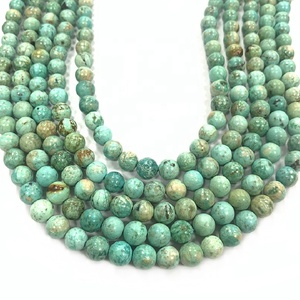 <span class=keywords><strong>Perles</strong></span> rondes <span class=keywords><strong>en</strong></span> <span class=keywords><strong>turquoise</strong></span> naturelle du Pérou, authentiques, <span class=keywords><strong>en</strong></span> vrac, pour la fabrication de bijoux - Product Image 4