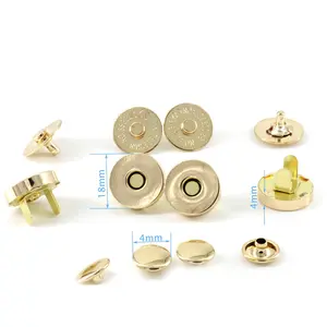 Custom Good Price Sewing Magnet Button Single Rivet Custom