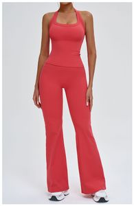 Legging évasé extensible dans les 4 sens, taille haute élastique, pour femme, idéal pour le sport, le yoga et le fitness, respirant, simple et luxueux, vente en gros, personnalisable, 2 - Product Image 5