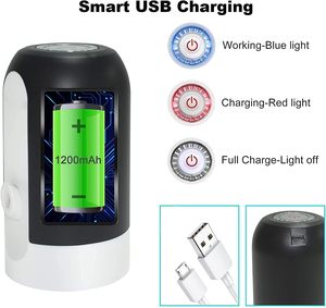 Mini <b>Automatic</b> Electric 5 Gallon <b>Water</b> Bottle <b>Dispenser</b> USB Rechargeable <b>Water</b> Pump Portable Drinking <b>Water</b> <b>Dispenser</b> Pump - Product Image 2