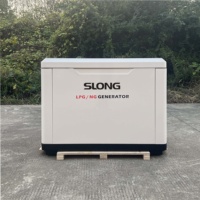 SLONG MARCA 15 KW 17 KW SILENCIOSO Generador de energía de emergencia Gas natural
