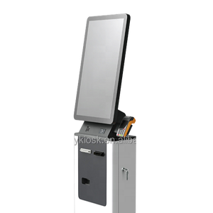 Bornes de commande automatique avec écran tactile de 32 pouces, paiement par <span class=keywords><strong>carte</strong></span> bancaire et pièces, avec imprimante et scanner de code QR - Product Image 3