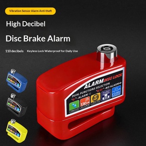 Cerradura de Seguridad para Disco de Freno de Motocicleta, Impermeable, Antirrobo, con Alarma, para Bicicleta Eléctrica, Equipo de Ciclismo - Product Image 1