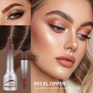 Poudre à sourcils multi-usages Bardy en plastique, vente en gros, pour sourcils, blush, ligne des cheveux, tampon anti-bavures, brosse à sourcils séchante – Meilleures ventes - Product Image 2