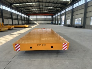 30t đa hướng thép Pin hoạt động nền tảng Xe đẩy trackless chuyển giỏ hàng điều kiện mới cho nhà máy sản xuất - Product Image 5