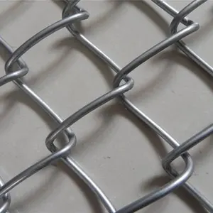 6x12链节铁丝网卷板重型镀锌涂层铁丝网金属栅栏足球地网