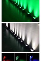 Projecteur LED sans fil DMX512 IR Wifi 6x18W RGBWAUV 6-en-1 sur batterie pour événements, mariages, DJ, discothèques et scènes