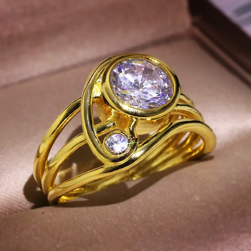 valentinstagsgeschenk für frauen CZ kubischer zirkon diamant hochzeit verlobung geschenk schmuck ringe