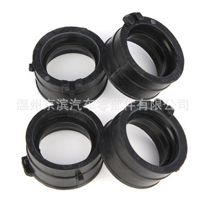 Abrazadera de goma para colector de admisión Honda Cbr600, 4 Uds., para reemplazo de carburador, compartimento del motor, sistema de combustible de motocicleta - Product Image 2