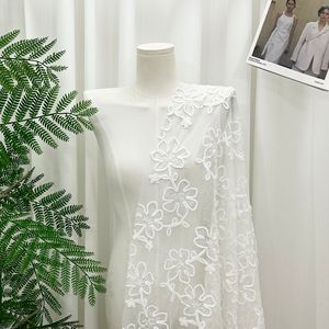 Encaje Floral 3D en Espiral con Lentejuelas, Hilo de Algodón Premium, para Vestidos de Noche, <span class=keywords><strong>Aso</strong></span> Ebi, Venta al Por Mayor - Product Image 2