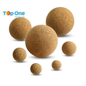 TopOne haute densité ronde Fitness Gym Pilates Yoga Fascia exercice Massage musculaire balle en liège - Product Image 1