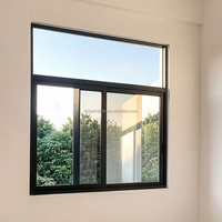 Fenêtre coulissante en alliage d'aluminium pour atelier de parc industriel, à rupture de pont thermique, insonorisée, certifiée Energy Star, anti-poussière, haute performance