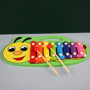 <span class=keywords><strong>Xylophone</strong></span> à 8 tons en forme d'animal, jouet musical à percussion manuelle, instrument de musique pour enfants - Product Image 5