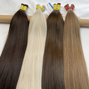 Prix de gros en vrac Cheveux russes Faisceaux de cheveux Couleur slave naturelle Extensions de cheveux humains bio - Product Image 3