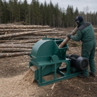 Traitement des arbres malades MX-800 Broyeur de bois anti-fongique Diamètre d'alimentation max. 210 mm Capacité 2-3T/H Garantie 12 mois