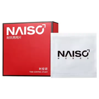 NAISO Tissu humide pour hommes 10ml Spray retardé à base de plantes 12pcs Endurance Sex Products Efficace pour longtemps Hot & Strong